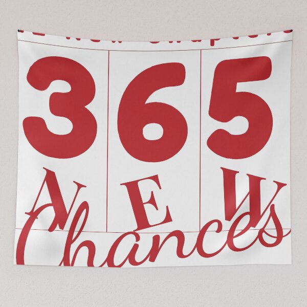 Item preview, 12 New Chapters 365 New Chances Design – New Year Motivation Typography designed and sold by PixelWaveBD.