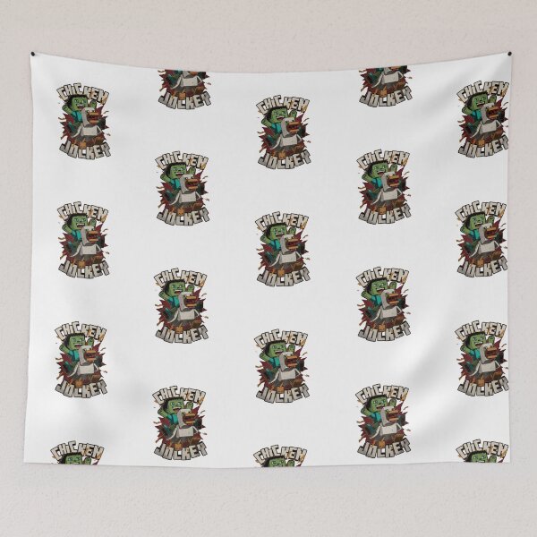 Item preview, Chicken Jockey Block Art — Retro Pixel Style Zombie Rider Illustration designed and sold by Colorful-Garden.