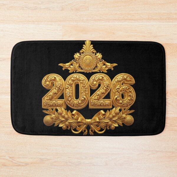 Item preview, 2026 Luxury Gold Wall Art Printable – Elegant New Year Decor, Ornate Golden Typography Poster, Instant Download designed and sold by Omikook.