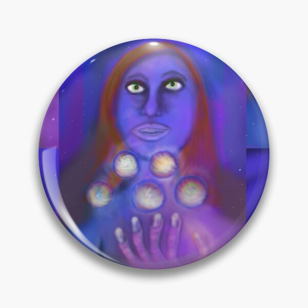 Item preview, Fantasy Sorceress Controlling Elements – Magic Art designed and sold by DCSMKreativ.