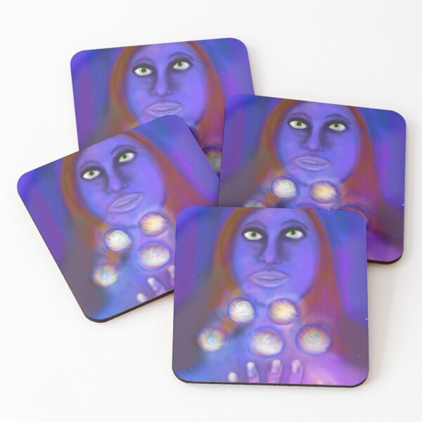Item preview, Fantasy Sorceress Controlling Elements – Magic Art designed and sold by DCSMKreativ.
