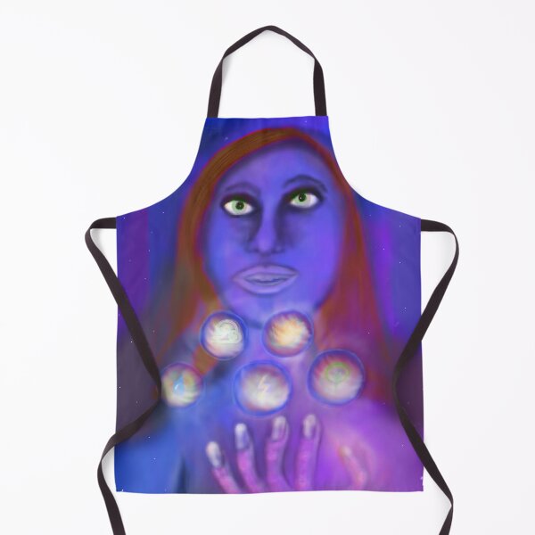 Item preview, Fantasy Sorceress Controlling Elements – Magic Art designed and sold by DCSMKreativ.
