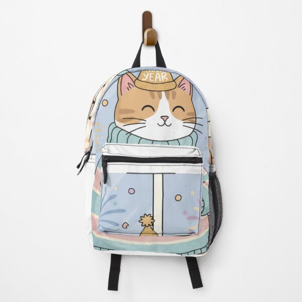Item preview, Cozy Cat Celebrating New Year at Home designed and sold by Fandom Universe.
