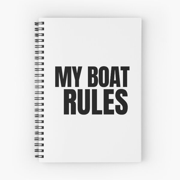 Item preview, My Boat Rules Fishing Humor Quote designed and sold by EimSol.
