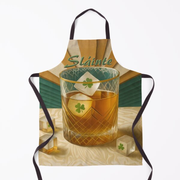 Item preview, St Patrick's Day Shamrock Ice Whiskey Tumbler Sláinte designed and sold by Lee Hiller Designs.