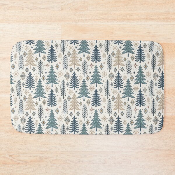 Item preview, Nordic Pine Trees & Folk Fillers | Winter Folk Art designed and sold by Shuga-Design.