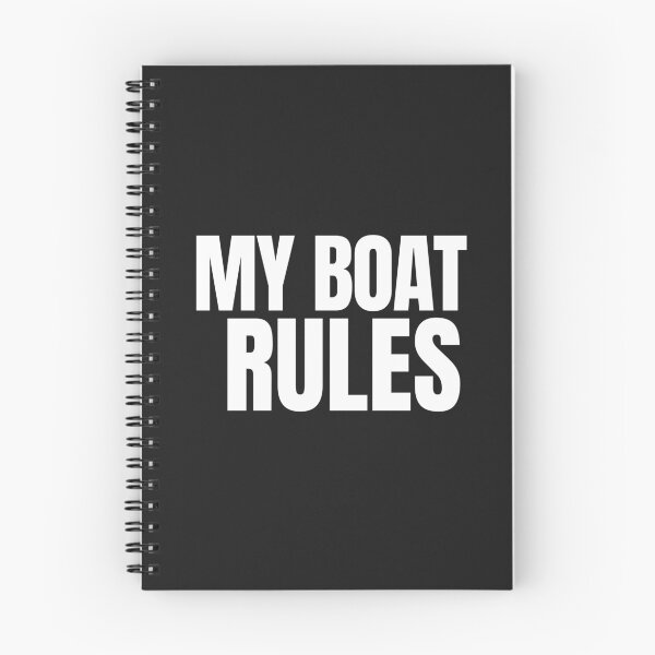Item preview, My Boat Rules Fishing Humor Quote designed and sold by EimSol.