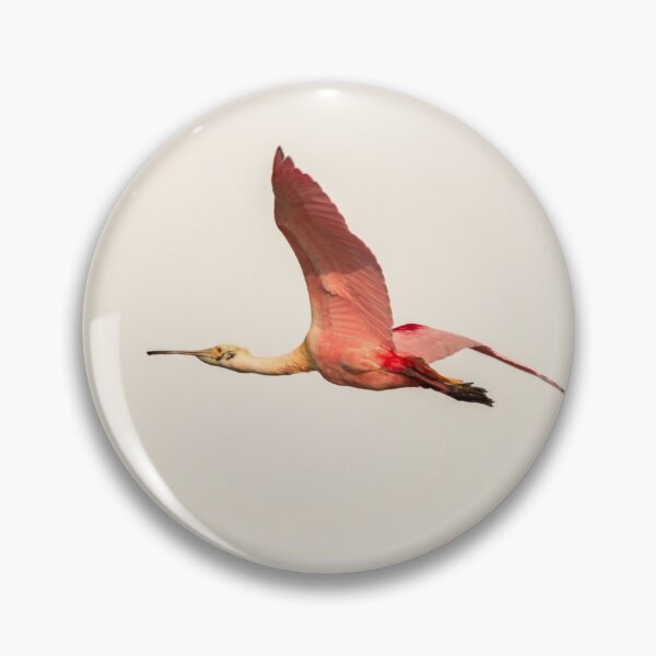 Item preview, Graceful Roseate Spoonbill in Flight designed and sold by Debra Martz.