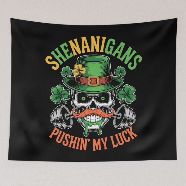 Item preview, St Patricks Day Funny Workout Leprechaun Lifting Lucky Irish designed and sold by lilensgavadur.