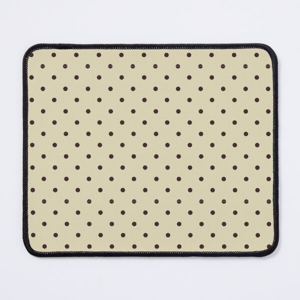 Item preview, Soft yellow and brown polka dots pattern designed and sold by FatBirdie.