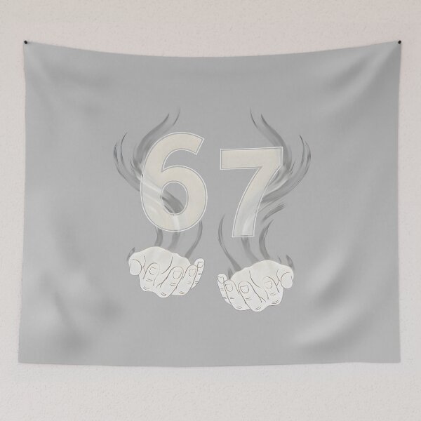 Item preview, Funny 6 7 hands Six Seven Meme 67 designed and sold by mjohnson9.