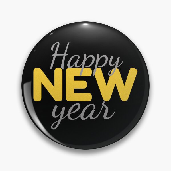Item preview, Happy New Year Typography Design – Festive Celebration Lettering Art designed and sold by PixelWaveBD.