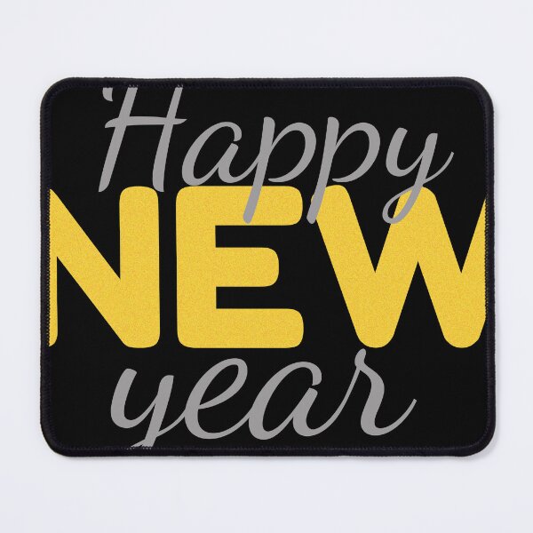 Item preview, Happy New Year Typography Design – Festive Celebration Lettering Art designed and sold by PixelWaveBD.