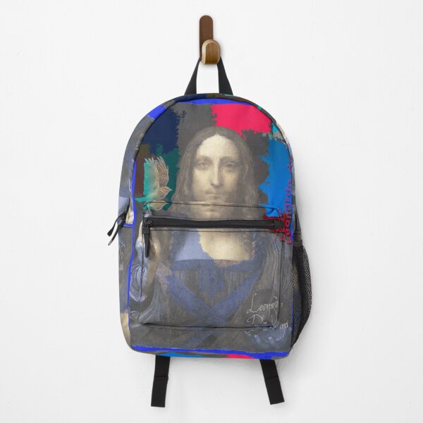 Item preview, Leonardo Da Vinci's Salvator Mundi and Lark Bird (Pop Art by ACCI) designed and sold by VanyssaGraphics.