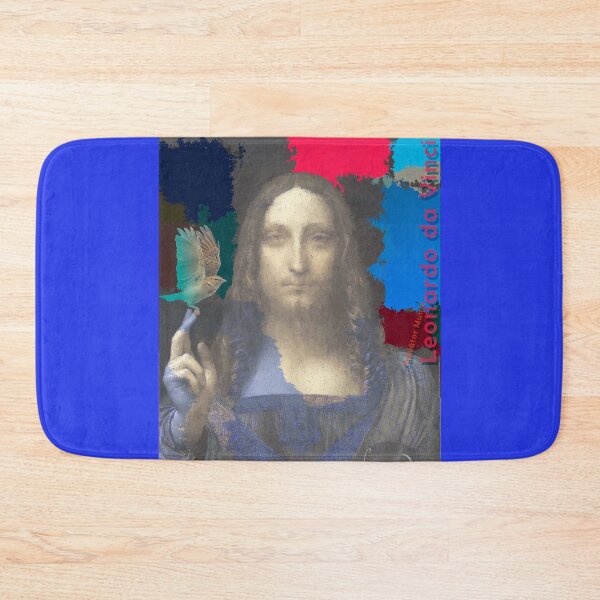 Item preview, Leonardo Da Vinci's Salvator Mundi and Lark Bird (Pop Art by ACCI) designed and sold by VanyssaGraphics.