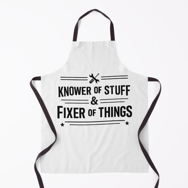 Item preview, Knower of Stuff Fixer of Things designed and sold by CloudyPress.