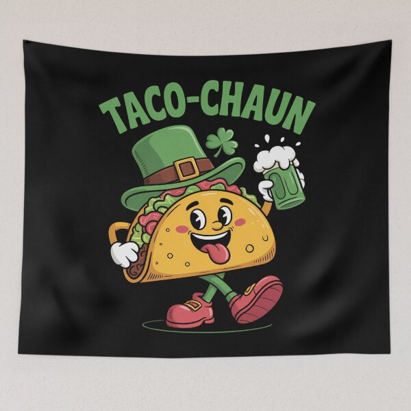 Item preview, St. Patrick_s Day Drinking Leprechaun Taco designed and sold by lilensgavadur.