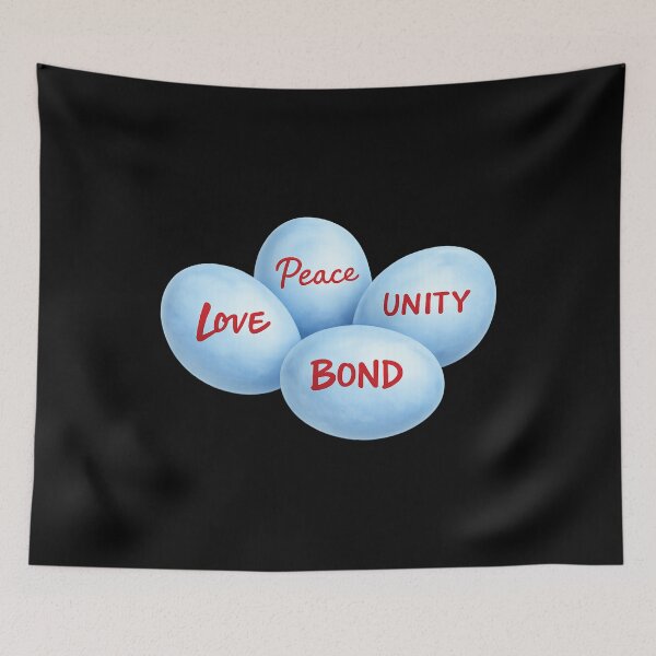 Item preview, Love Peace Unity Bond Eggs designed and sold by annenambiro.
