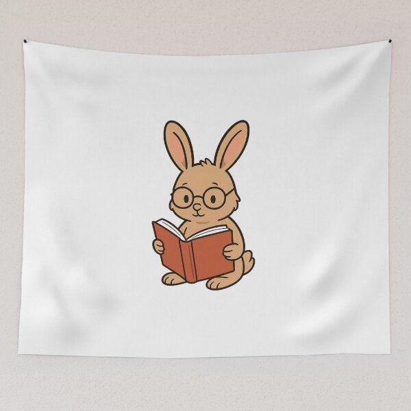 Item preview, Smart Bunny Reader designed and sold by luckyyouth.