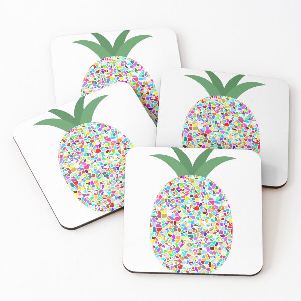 Item preview, Glitter Pineapple Mosaic designed and sold by idledaze.