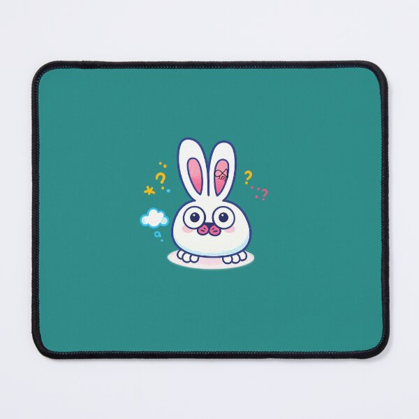 Item preview, LaMaisonOfMY MY BLANK STARE RABBIT COLLECTION NO. 1 On Green designed and sold by LaMaisonOfMY.