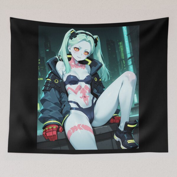 Item preview, Wall art Rebecca cyberpunk futuristic designed and sold by Planet Utoppia.