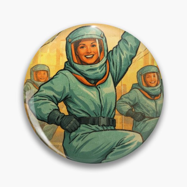 Item preview, Welcome to the End – Retro Apocalyptic Hazmat Aerobics Poster designed and sold by VoglR.