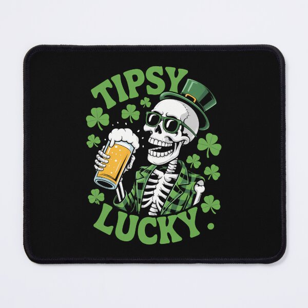 Item preview, St. Patricks Shamrock Leprechaun Skeleton designed and sold by lilensgavadur.