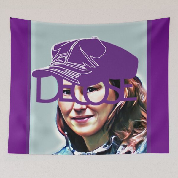 Item preview, Cartoon Portrait with Cap – Purple Pop Art Style designed and sold by DCSMKreativ.