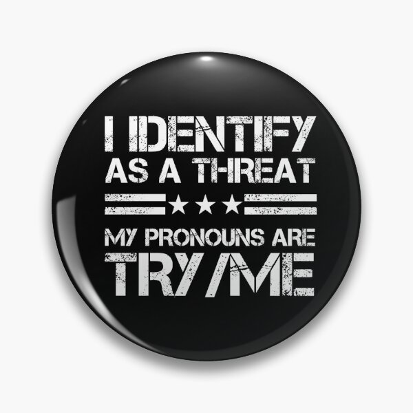 Item preview, I Identify As A Threat designed and sold by Urban Warrior Survival.