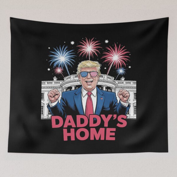 Item preview, Daddy's Home President Trump Inauguration day  designed and sold by MythWoot.