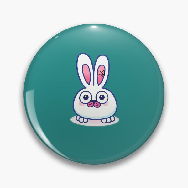Item preview, LaMaisonOfMY MY BLANK STARE RABBIT COLLECTION  NO. 2 On Green designed and sold by LaMaisonOfMY.