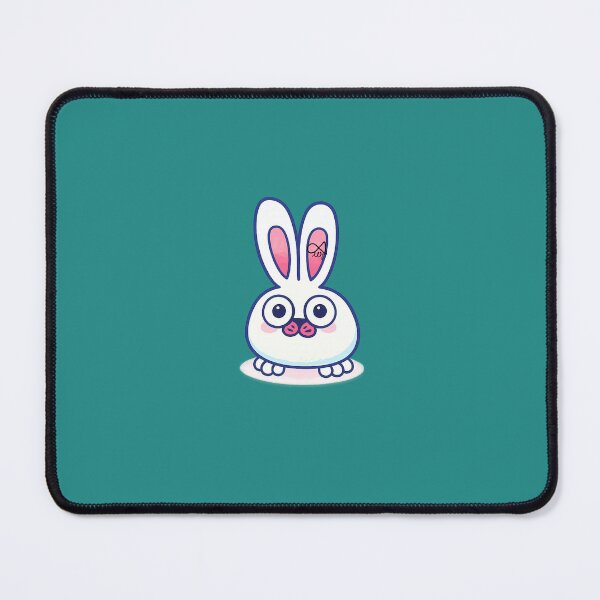 Item preview, LaMaisonOfMY MY BLANK STARE RABBIT COLLECTION NO. 2 On Green designed and sold by LaMaisonOfMY.