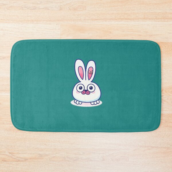 Item preview, LaMaisonOfMY MY BLANK STARE RABBIT COLLECTION  NO. 2 On Green designed and sold by LaMaisonOfMY.