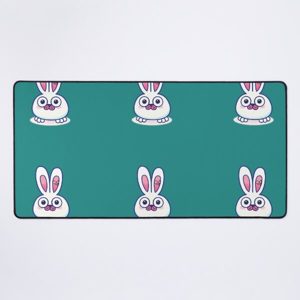 Item preview, LaMaisonOfMY MY BLANK STARE RABBIT COLLECTION NO. 2 On Green designed and sold by LaMaisonOfMY.