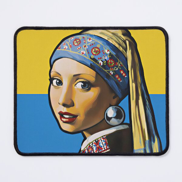 Item preview, Ukrainian Girl with a Pearl Earring designed and sold by DOXYBLUE.