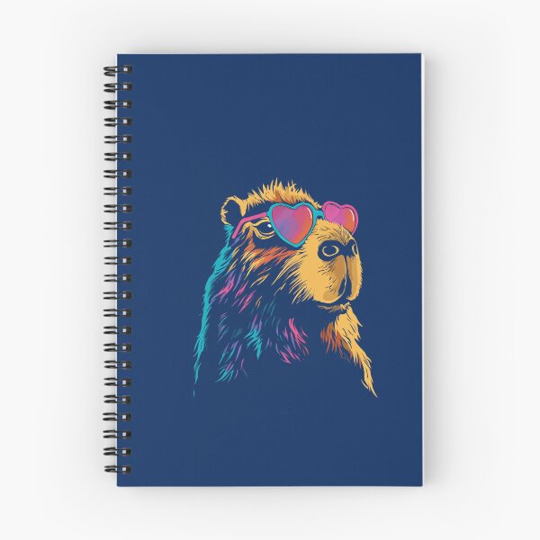 Item preview, Copy of Capybara Heart Glasses Neon Colorful Retro Animal Art Sublimation PNG designed and sold by DigitalArtByNow.