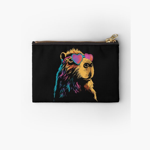 Item preview, Copy of Capybara Heart Glasses Neon Colorful Retro Animal Art Sublimation PNG designed and sold by DigitalArtByNow.