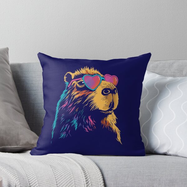 Item preview, Copy of Capybara Heart Glasses Neon Colorful Retro Animal Art Sublimation PNG designed and sold by DigitalArtByNow.