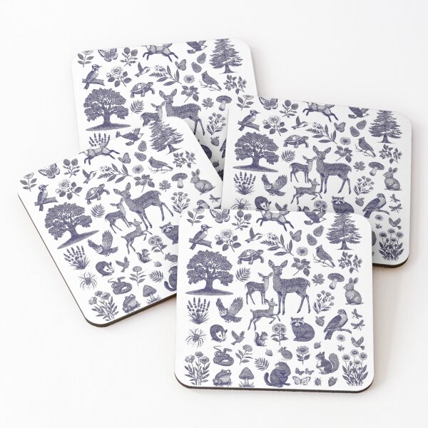 Item preview, Retro 90s Wildlife. Forest Animals designed and sold by DesignDenDo ⭐⭐⭐⭐⭐.