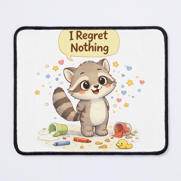 Item preview, Little Mess Maker No Regrets designed and sold by LoveLaxmi Arts.