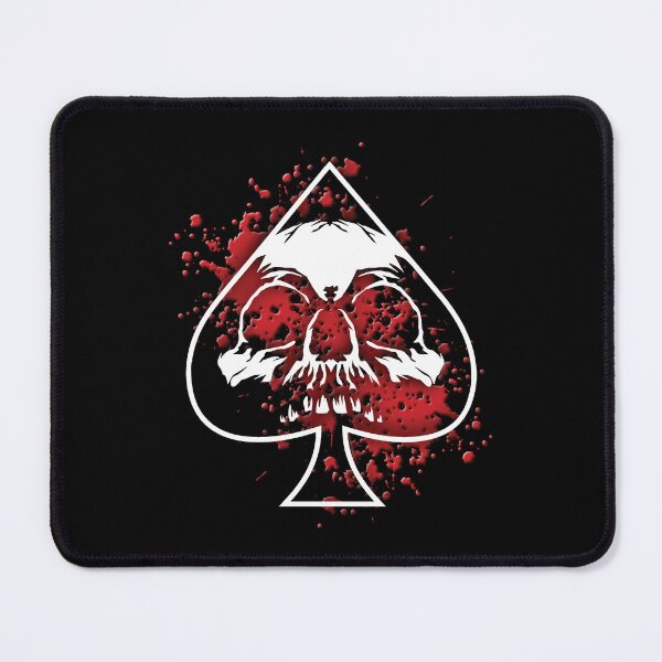 Item preview, Ace of Spades Skull with blood splatter designed and sold by M3EX.