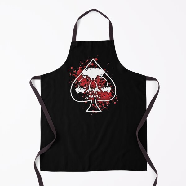 Item preview, Ace of Spades Skull with blood splatter designed and sold by M3EX.