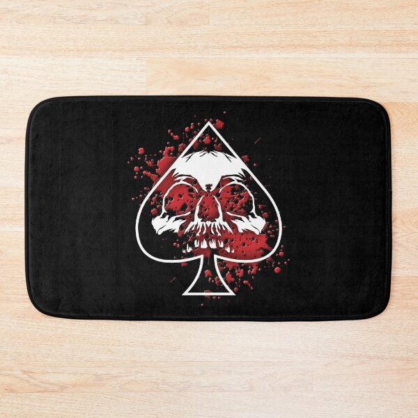 Item preview, Ace of Spades Skull with blood splatter designed and sold by M3EX.