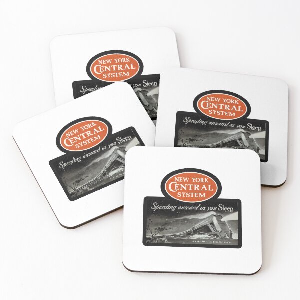Item preview, Vintage New York Central Railroad System - Speeding Onward As You Sleep designed and sold by QuayTradingCo.