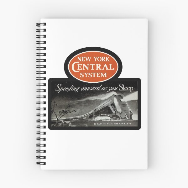 Item preview, Vintage New York Central Railroad System - Speeding Onward As You Sleep designed and sold by QuayTradingCo.