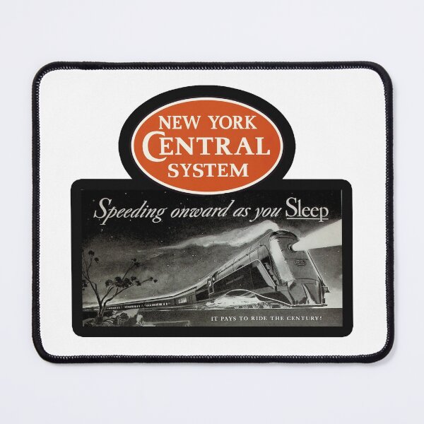 Item preview, Vintage New York Central Railroad System - Speeding Onward As You Sleep designed and sold by QuayTradingCo.