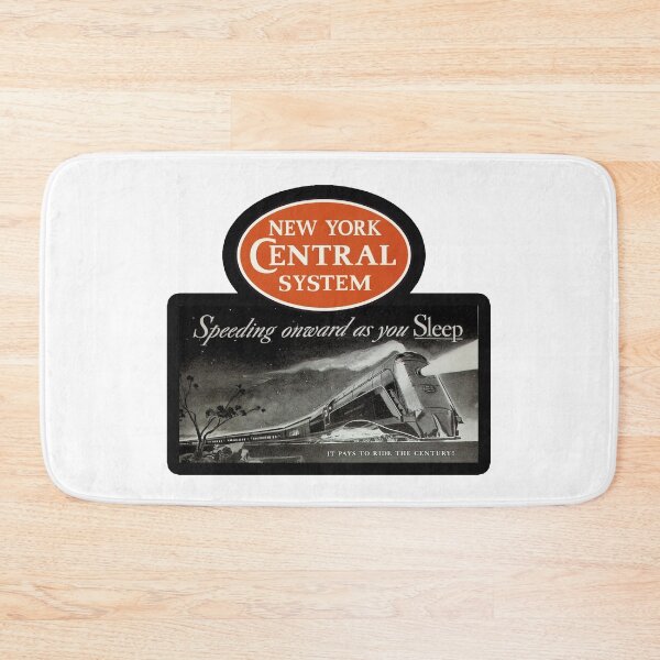 Item preview, Vintage New York Central Railroad System - Speeding Onward As You Sleep designed and sold by QuayTradingCo.