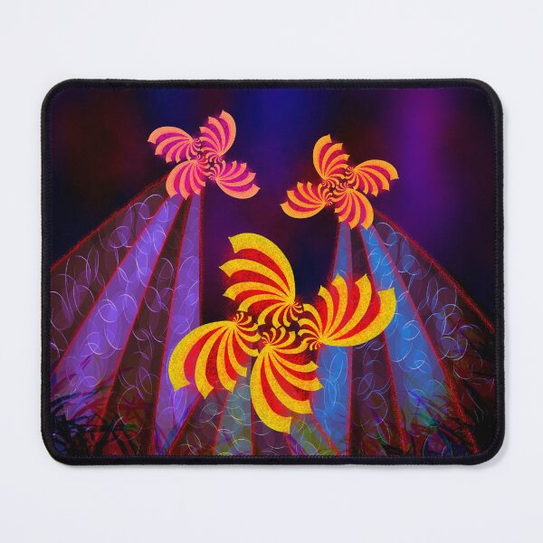Item preview, Cosmic Flowers - Colourful Abstract Interpretation of Flowers designed and sold by Lycanth.