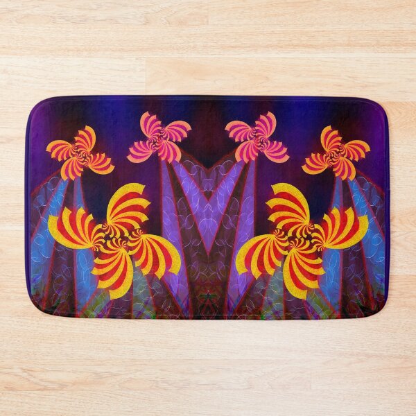 Item preview, Cosmic Flowers - Colourful Abstract Interpretation of Flowers designed and sold by Lycanth.